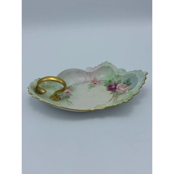 MZ Austria Candy Trinket Dish Vintage Porcelain Handpainted - Picture 6 of 8